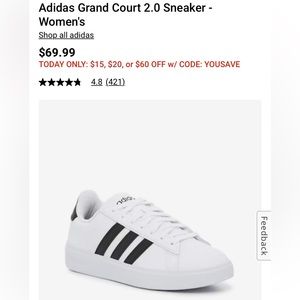 Adidas Cloudform Grand Court 2.0 Sneakers